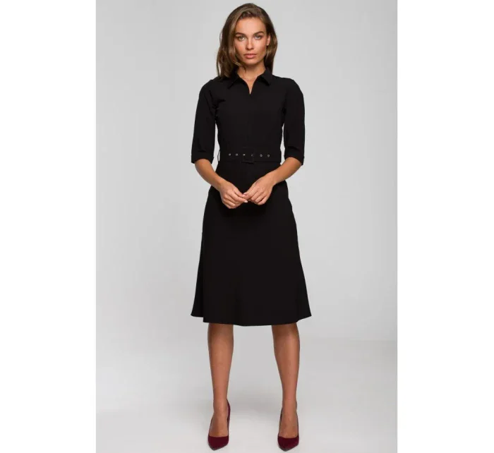 S231 Límeček s páskem s přezkou - černý S231 Límeček s páskem s přezkou - černý