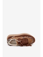 Dámské semišové tenisky Big Star HI-POLY SYSTEM – hnědá panterka Dámské semišové tenisky Big Star HI-POLY SYSTEM – hnědá panterka