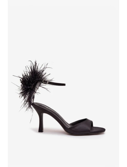 Sandály na podpatku model 222268 Step in style Sandály na podpatku model 222268 Step in style