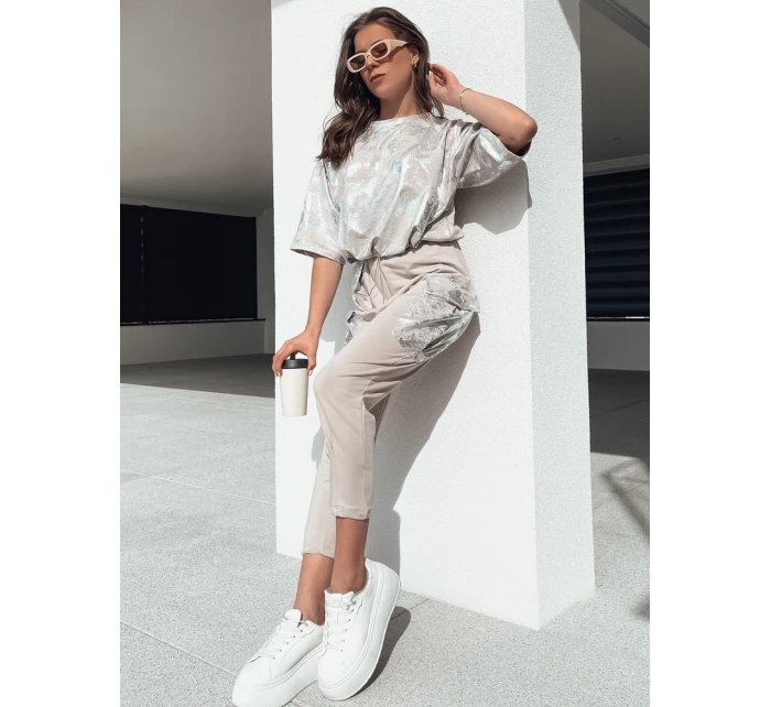 FashionStreet béžový dámský set BIRWEETS AY1048