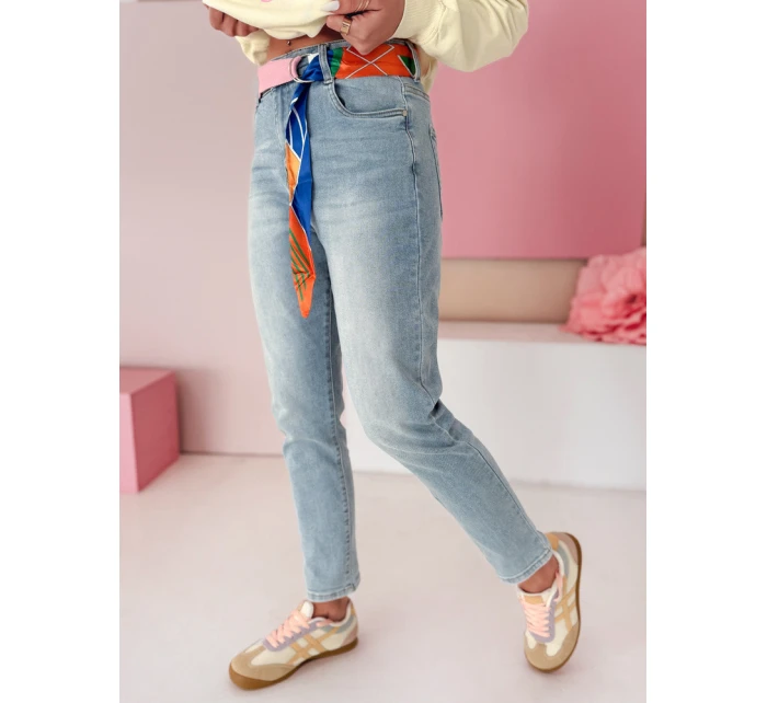 Dámské džínové kalhoty mom fit NEWGEN blue FashionStreet UY2470