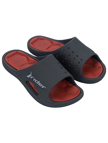 Pánské sportovní žabky Rider Bay pohodlné šedé pantofle model 22088648 - Hikvision Pánské sportovní žabky Rider Bay pohodlné šedé pantofle model 22088648 - Hikvision