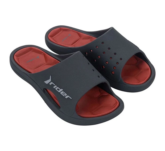 Pánské sportovní žabky Rider Bay pohodlné šedé pantofle model 22088648 - Hikvision Pánské sportovní žabky Rider Bay pohodlné šedé pantofle model 22088648 - Hikvision