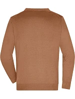 Daiber JN 661 Pánský pletený cardigan s výstřihem do V 02.0661 camel Daiber JN 661 Pánský pletený cardigan s výstřihem do V 02.0661 camel