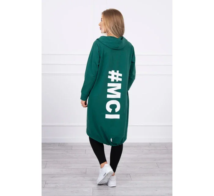 Zelená bunda s potiskem Zelená bunda s potiskem