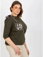 Dámská halenka EM BZ HW 20 478.42P Khaki tmavě zelená - FPrice