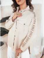Dámská džínová bunda light beige Dstreet model 21976642 - FashionStreet