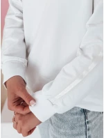 Dámská jednobarevná mikina LUMIVIA bílá FashionStreet BY1372