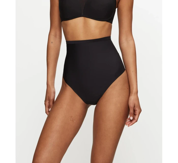 Dámské kalhotky Triumph Shape Smart Highwaist String černé Dámské kalhotky Triumph Shape Smart Highwaist String černé