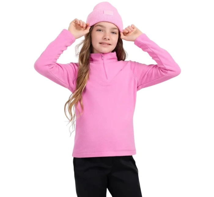 Dívčí fleecová mikina  fuchsiová JWAW25UFLE 55S model 21727060 - 4F