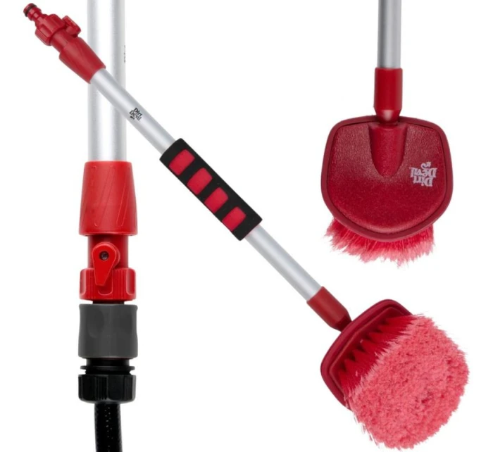 KARTÁČ NA MYTÍ AUT S VENTILEM PRO ZAHRADNÍ HADICI 61M DIRT DEVIL