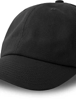 Atlantis Headwear Dad Hat-S 6 panelová baseballová kšiltovka 33.0242 black