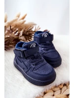 Dětské Zateplane Vysoké Boty Tmavě Modrá Clafi Dětské Zateplane Vysoké Boty Tmavě Modrá Clafi