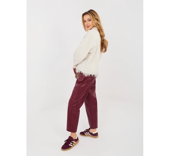 Kalhoty IT SP FL8576.06P tmavě červené