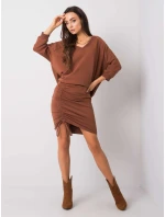 Dámská mikina RV BL model 20518897 tmavě hnědá - FPrice Dámská mikina RV BL model 20518897 tmavě hnědá - FPrice