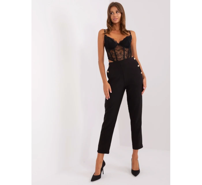 Spodnie TW SP model 21791016 czarny - FPrice Spodnie TW SP model 21791016 czarny - FPrice