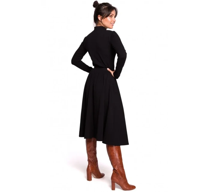 midi sukně černá model 18002121 - BeWear