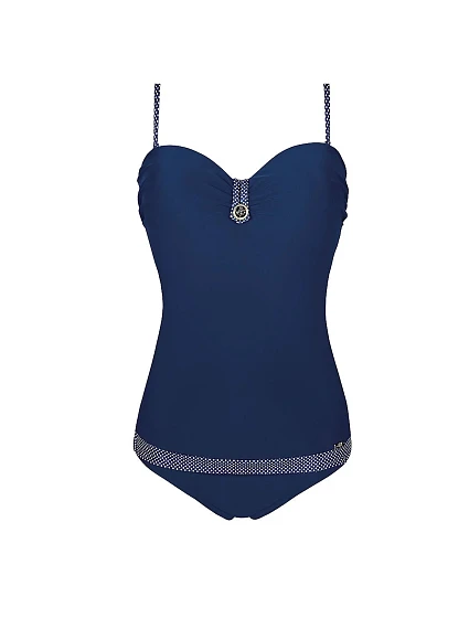 Dámské jednodílné plavky model 21154006 tm. modré - Self