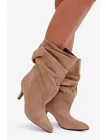 Boty na podpatku  model 232446 Step in style