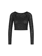 SLOGGI ZERO FEEL BLISS – krajkový crop top s dlouhým rukávem, pocit druhé kůže Sloggi SLOGGI ZERO FEEL BLISS – krajkový crop top s dlouhým rukávem, pocit druhé kůže Sloggi