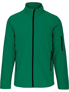 K 401 Pánská 3vrstvá softshellová bunda model 22508766 kelly green - Kariban