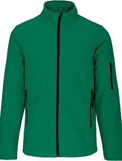 Kariban K 401 Pánská 3-vrstvá softshellová bunda 20.K401 kelly green