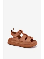 Dámské Sandály Na Platformě Camel Nitavelia Dámské Sandály Na Platformě Camel Nitavelia