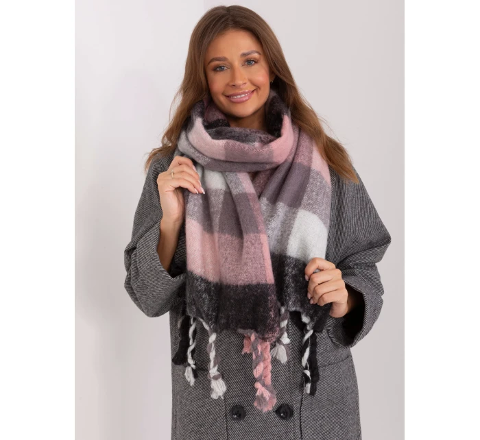 Szalik AT SZ model 21766102 jasny różowy - FPrice Szalik AT SZ model 21766102 jasny różowy - FPrice