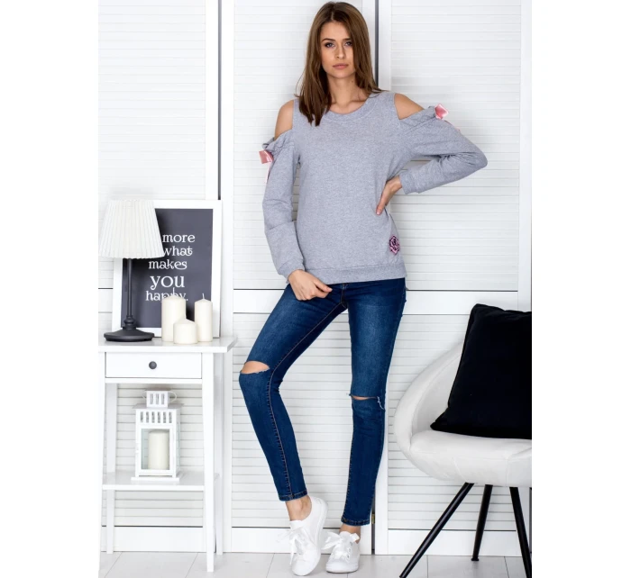 Mikina PL BL 1452.02 šedá