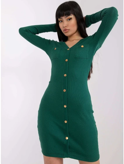 Šaty RV SK model 17006472 tmavě zelená - FPrice