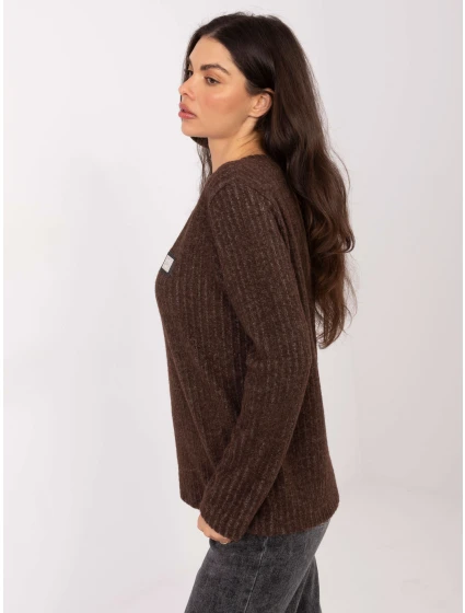 Sweter RV SW model 21789123 brązowy - FPrice