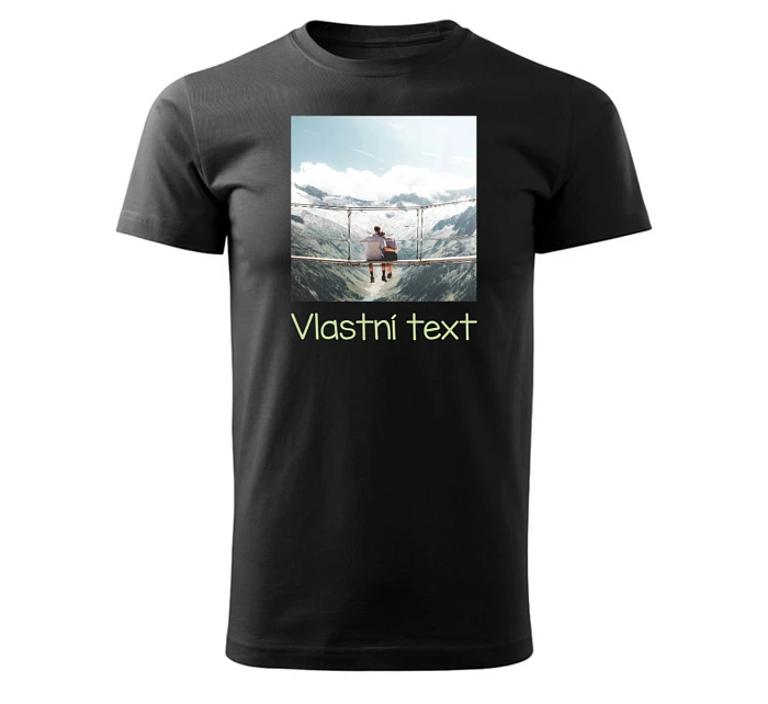 Personalizované pánské tričko s fotografií