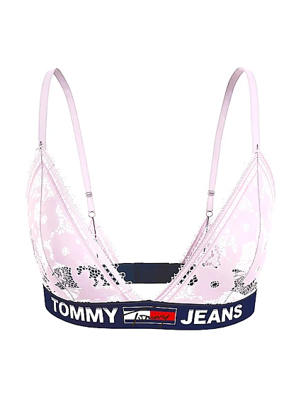 Dámská nevyztužená podprsenka Jeans Lace UW0UW03508-TOB - Tommy Hilfiger Dámská nevyztužená podprsenka Jeans Lace UW0UW03508-TOB - Tommy Hilfiger