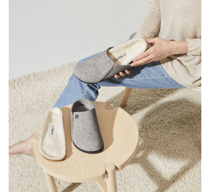 zateplené pantofle  Light z vlněné regular wide model 21351036 - Birkenstock