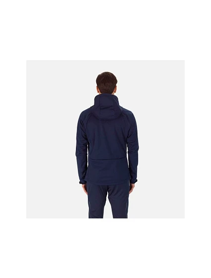 Bunda ROSSIGNOL Softshell Hoodie Jkt navy blue pánské Bunda ROSSIGNOL Softshell Hoodie Jkt navy blue pánské