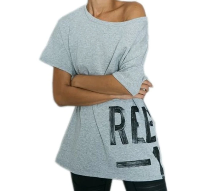 Šedé tričko model 21872368 - Reebok