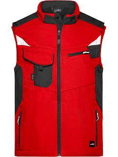 JN Pracovní vesta Strong 02.0 red/black model 22492062 - Daiber