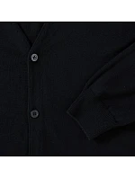 Pánský pletený cardigan s výstřihem do V 11. black model 22476185 - Russell Athletic Pánský pletený cardigan s výstřihem do V 11. black model 22476185 - Russell Athletic