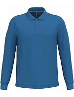 K 243 Pánské piqué polo s dlouhým rukávem model 22507008 light royal blue - Kariban K 243 Pánské piqué polo s dlouhým rukávem model 22507008 light royal blue - Kariban