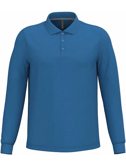 Kariban K 243 Pánské piqué polo s dlouhým rukávem 20.K243 light royal blue Kariban K 243 Pánské piqué polo s dlouhým rukávem 20.K243 light royal blue