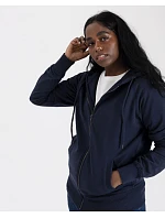 Pure Waste HJUB Unisex mikina s kapucí 74.HJUB solid navy Pure Waste HJUB Unisex mikina s kapucí 74.HJUB solid navy