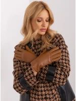 Rękawiczki AT RK model 19367882 jasny brązowy - FPrice