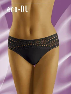 Dámské kalhotky Eco-Du Black - Wol-Bar