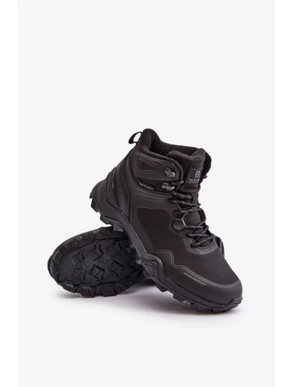 Lehké Zateplené Pánské Trekingové Boty McBraun Voděodolné Černé Lehké Zateplené Pánské Trekingové Boty McBraun Voděodolné Černé