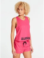 Dámské sportovní tílko O02A20JA900-G6D0 růžová - Guess