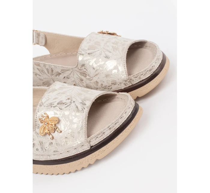 Designové sandály Jasnobeżowy dámské platforma Designové sandály Jasnobeżowy dámské platforma