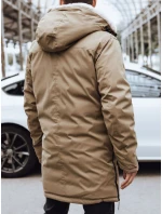 Pánská zimní bunda tmavě béžová Dstreet model 21971706 - FashionStreet