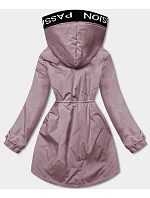 Růžová dámská oversize bunda parka model 19410175 - S'WEST