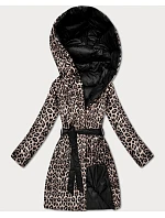 panteřím vzorem oboustranná zimní plus size bunda model 21753523 - MINORITY panteřím vzorem oboustranná zimní plus size bunda model 21753523 - MINORITY