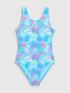 Dívčí jednodílné plavky 4F 4FJRSS25USWSF114-91A